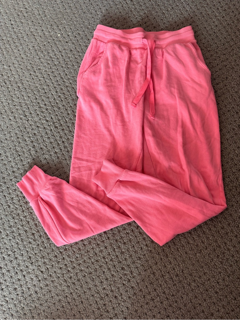Colsie Bright Pink Drawstring Jogger Pants